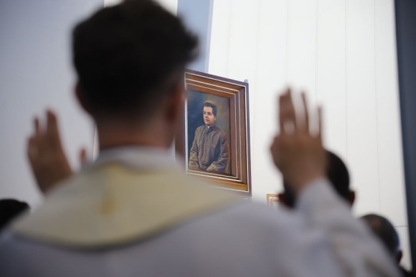 obraz beatyfikacyjny księdza michała rapacza